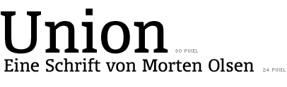 Union - Eine Schrift von Morten Olsen