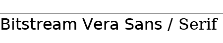Bitstream Vera