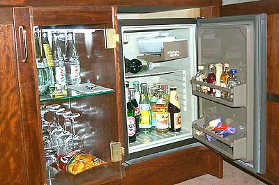 Minibar im Hotel