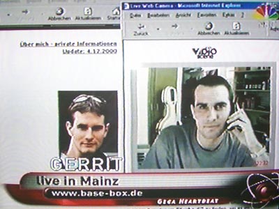 Gerrit live per Webcam