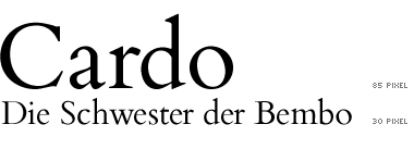 Cardo - Die Schwester der Bembo