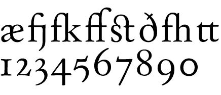 Sonderzeichen und Ziffern der Day Roman