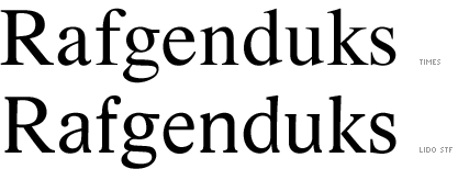 Times und Lido im Vergleich