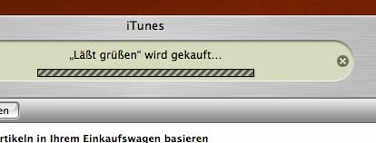 Screen vom iTunes MusicStore