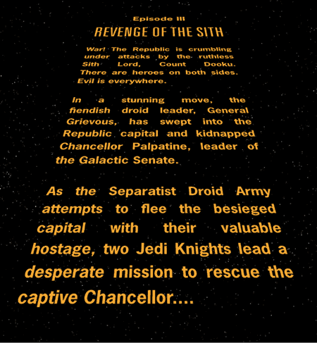 Star Wars Titeltext