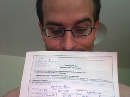 Gerrit und das Finanzamt