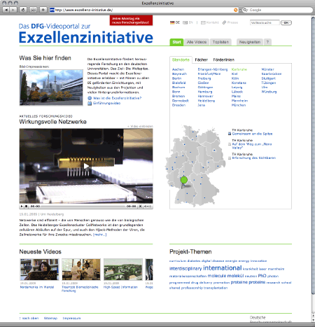 Videoportal Exzellenzinitiative