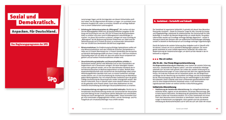 SPD Wahlprogramm 2009